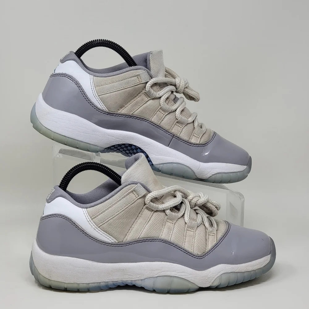 Nike Boys Air Jordan 11 528896-140 Gray Basketball Shoes Sneakers Size 6.5Y